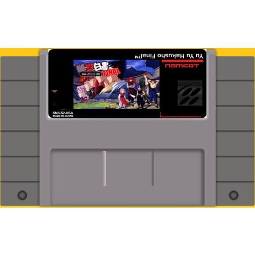 Yu Yu Hakusho 16 Bit Game Card For USA NTSC Game Player