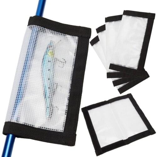 Fish Hook Lure Pack PVC Durable Mesh Anti-penetrating transpiration 4 Pieces Set Bait Storage Bags 40 x 22 cm