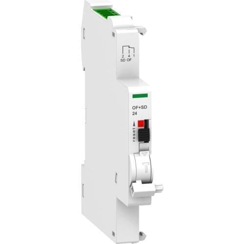 Small Circuit Breaker Accessories Double Contacts ( Status Indication + Alert ) 1NO + 1NC 2 - 100ma:24vdc + /- 20 % A9A26929