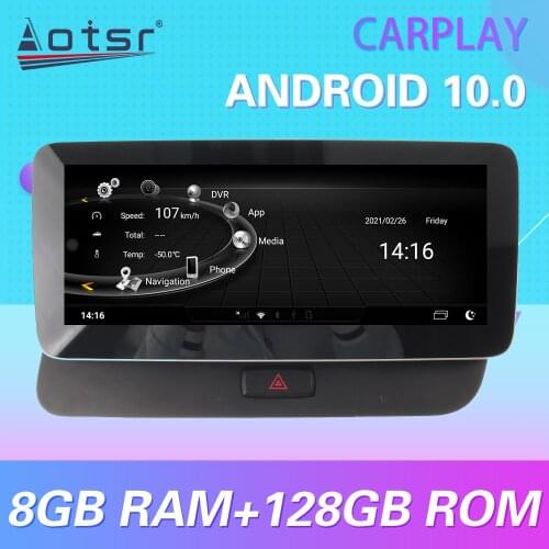 Android 10 For AUDI Q5 2009 - 2016 RHD Wireless Carplay BT WIFI Car Multimedia Radio Player GPS Navigation Stereo