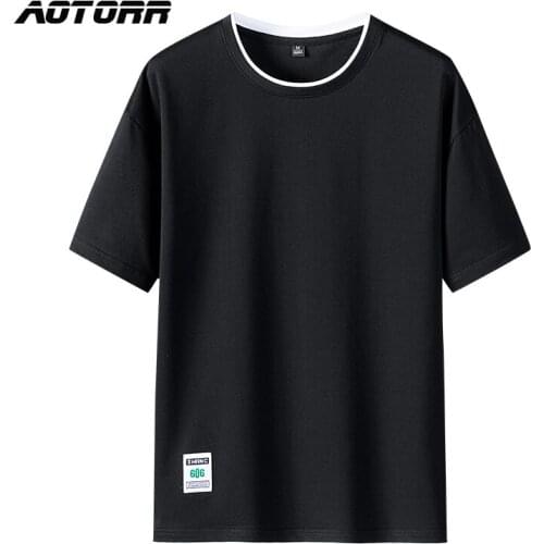 Мужские однотонные футболки Aotorr China At AliExpress