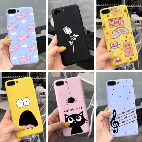 For OPPO A3S Case CPH1803 Soft Slim Fundas Cute Cartoon Cover For Oppo A5 AX5 CPH1809 OppoA3s Phone Cases Oppo A3 s A 3s 5 Coque