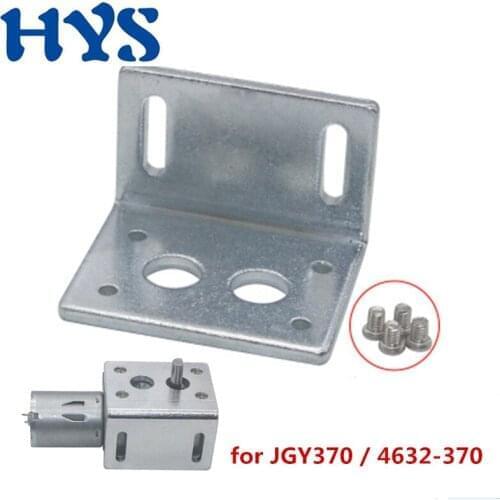 JGY370 Gear Motor Fixed Bracket Holder BLDC 12V 24V Electric Reducer 12 V 24 Volt DC Gearmotor Mount Motors Mini JGY 370