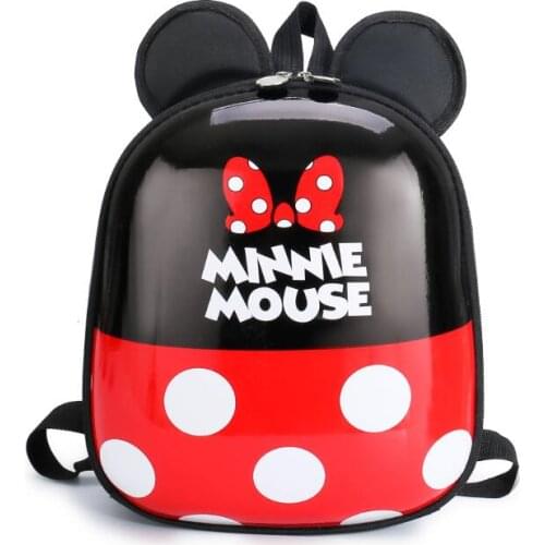 Disney new childrens schoolbag kindergarten boy baby eggshell backpack cartoon Mickey mouse cute little girl backpack