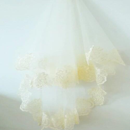 Veil Bridal Lace 2021 High-end Fashion Single Layer 1.5 、3 、 5 、 10 Meters Long White Champagne