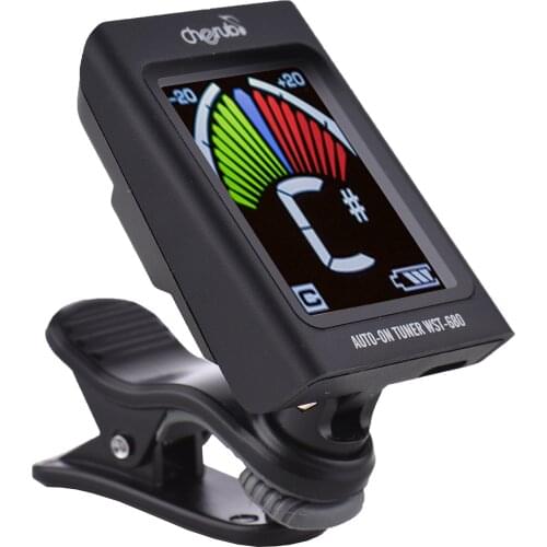 Cherub Guitar Tuner On Professional Digital Auto-on Tuner Clip Types Tuner 1.7-inch VA LCD Display Apply for Guitar Ukulele Bass