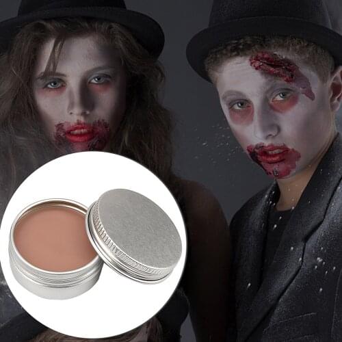 15g Modeling Wound Scar Wax Stage Special Effects Theatrical Halloween Party Fake Face Paint Fancy Cosplay Makeup Wax Nude Color