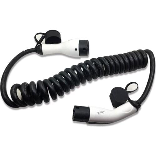 IP65 Waterproof Type 2 to Type 2 EV Charging Cable Duosida 32A 7.4KW Coiled Home EV Charger