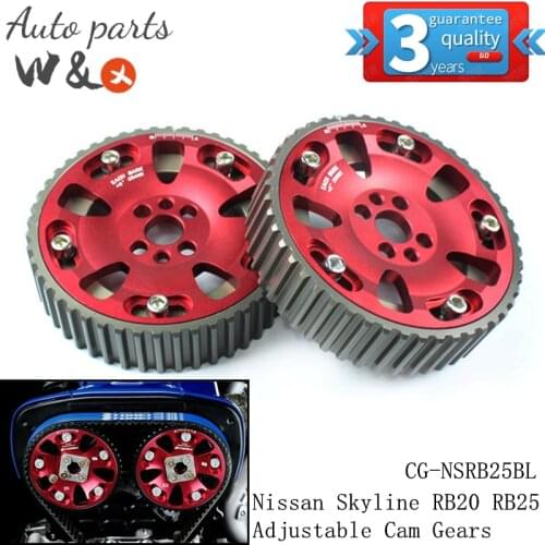Cam Gears For Nissan RB20DET RB25DET RB26DET Skyline R32 R33 R34 Adjustable Synchronous 2pcs