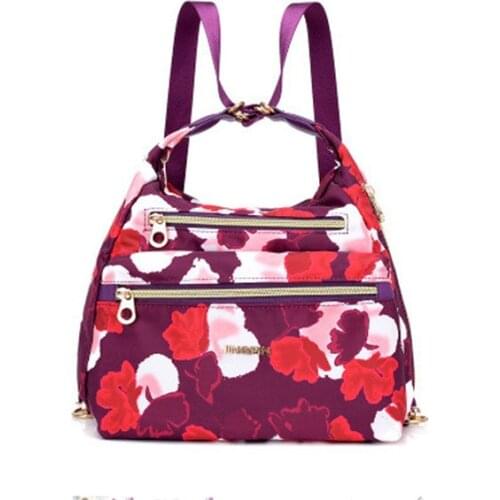 2021 New Multi-function female bag nylon cloth multi-layer waterproof single shoulder bag Messenger bag drop shipping