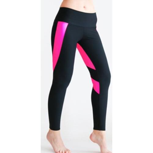 2021 New High Waist Yoga Pants Stitching Slim Leggings Womens Hip Lift Sexy European And American Fashion Yoga Fitness Pants