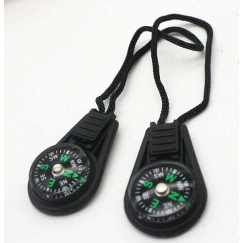 Newly Mini Compass Survival Kit with Keychain for Outdoor Camping Hiking Hunting