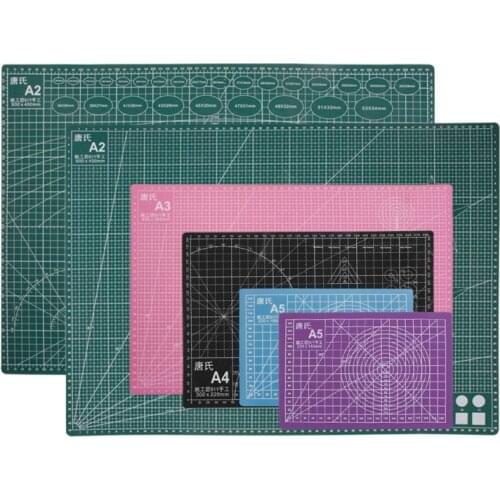 Cutting Pad Paper Cut Art Engraved Cardboard Carved PVC Pad A5 A4 A3 Cut Paper Board Rotary Protection Desktop Craft Quilting