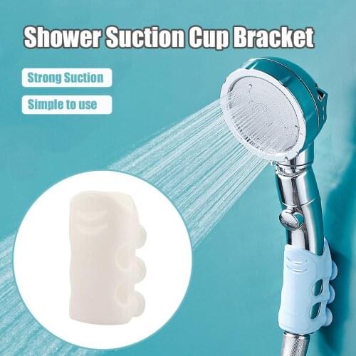 Bathroom Shower Head Movable Bracket Powerful Suction Seat Chuck Suction Cup shower Holder Bracket Bathroom Accessory