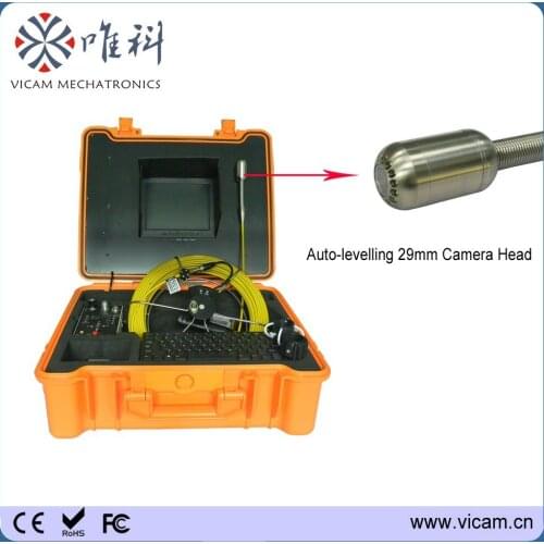 Portable Sewer Drain CCTV Pipe Inspection Camera video 40 Meters cable counter V8-1288KC