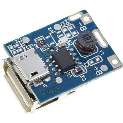 5V Boost Step Up Power Module Lithium LiPo Battery Charging Protection Board LED Display USB for DIY Charger 134N3P Program