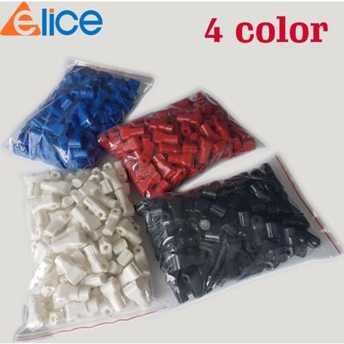 100pcs/lot Anti-theft Stop EAS Lock for Store Display Security Hook stem&peg stoplock Plastic Lock 6mm Hole diameter Hook lock