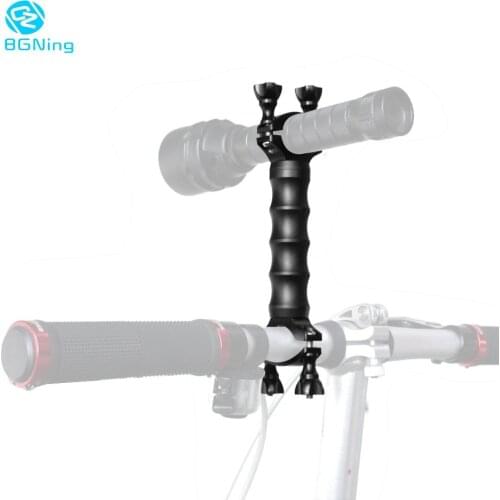 Bicycle Dual Clamp Handlebar Seatpost Pole Holder Mount for 21-30mm Diameter Tube to Expand Flashlight Bike Accessories