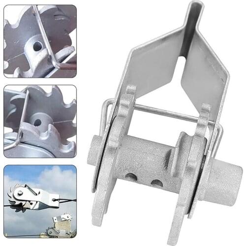Fence Wire Tensioner Strainer, 50Pcs Inline Heavy Duty Ratchet Strainer Garden Wire Fence Ratchet Tensioner