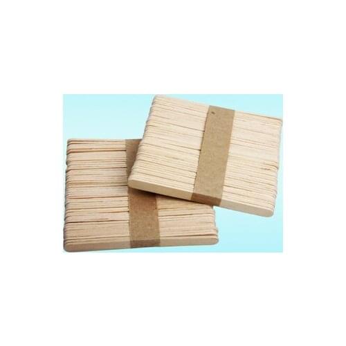 100sets 50pcs/set Wooden Waxing Wax Spatula Tongue Depressor Disposable Bamboo Sticks Tattoo Wax Medical Stick