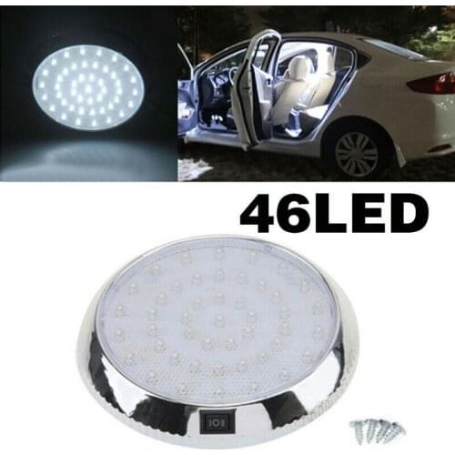 46 LED Car Roof Light Ceiling Cabin Lights 12V Car Caravan Campervan van Trailer Interior Lamp For Auto Car Trunk interior Decor