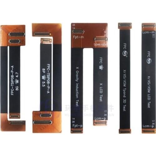 LCD Display Test Cable Touch Screen Extension Tester Flex For Iphone X XR XS 12 11 Pro Max 6G 7G 6S 7P 8 8P 6SP 6 PLUS