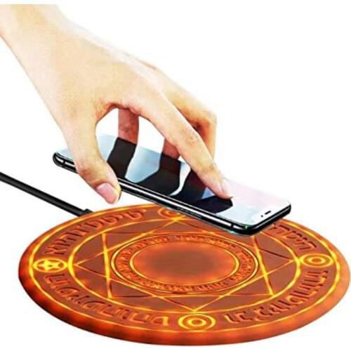 Magic Array Charger Wireless Charger ABS Universal Fast Charging Cartoon Shining Teenager Birthday Gift Android /iPhone Charger