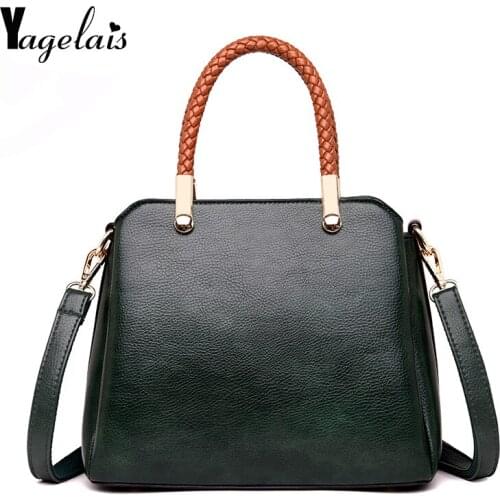 2019 Bolsas Messenger Students Pu Leathernew Women Handbags Simple Fashion Woman The New Messenger Bag Korean version Shoulder