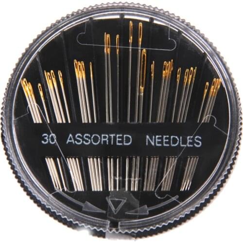30 Pieces Assorted Hand Sewing Needles Set Embroidery Mending Crafts Quilting Repair