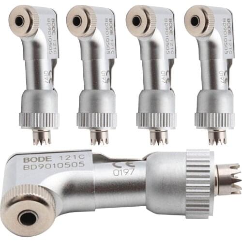5pcs Dental Low Speed Handpiece E Type Latch Contra Angle Head Wrench Rotor and Drive BODE 121C