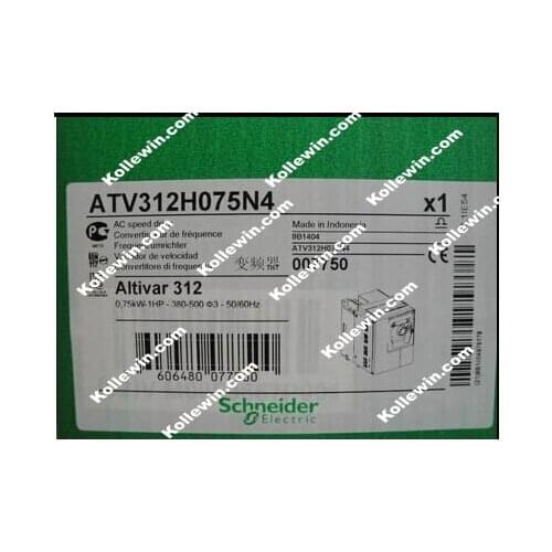 ATV312H075N4 Input 3ph 380V 2.3A 0.75KW used offer all tested working perfect , NEW IN BOX . Free Manuals and Software
