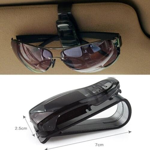 Portable Universal Car Auto Sun Visor Glasses Box Sunglasses Clip Card Ticket Holder Fastener Pen Case Eyeglasses Accessories