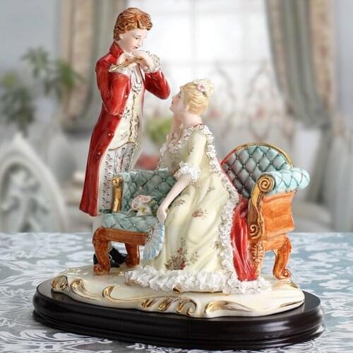 Noble lady of sweethearts of Europe type western character places room of pottery and porcelain sitting room adornment costly