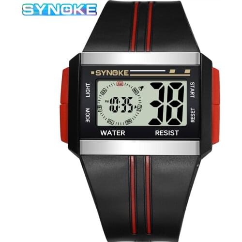 Reloj Hombre LED Digital Watches Mens Luxury Calendar Waterproof Square Military Sport Watch Men Wristwatches Relogio Masculino
