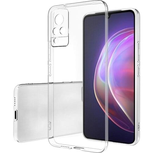 Case For VIVO V21 5G Ultra Thin Clear Soft TPU Silicone Cover on For VIVO V20 SE Pro