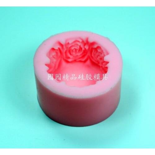Flower Silicone Soap mold handmade 3d silicone mould DIY Craft molds S087