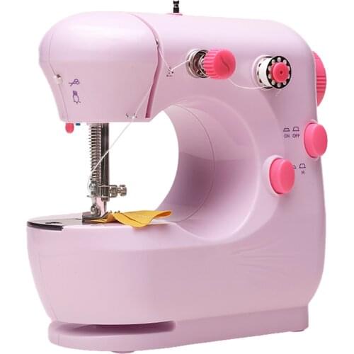 Electric Sewing Machine Multi-Function Portable Crafting Sewing Machine with Foot Pedal 2-Speed Adjustable