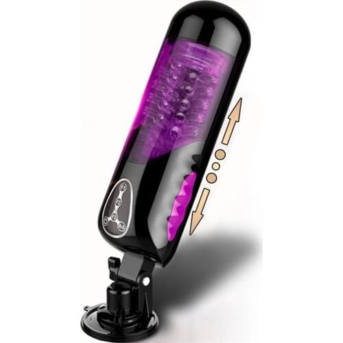 Electric Male Masturbator Cup Telescopic Rotation Automatic Voice Sex Machine Blowjob Oral Vibrator Hands Free Sex Toys For Men