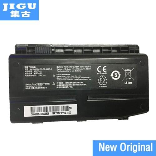JIGU 7550830-160201791 BATRNFSV12-3100 GE5SN-00-01-3S2P-1 ORIGNAL Laptop Battery For MECHREVO MR X6 X6Ti-S 10.8V 47.52WH