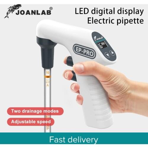 JOANLAB Pipette Lab Electric Pipette Controller Automatic Pipette Lab Equipment Electronic Pipette Pump Range: 200ml 110/220v