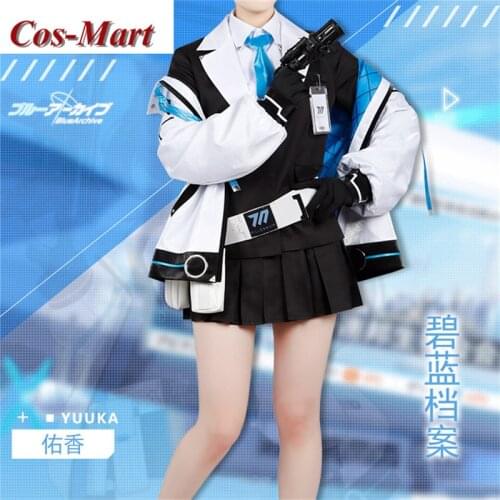 Game Blue Archive Yuuka Cosplay Costume Fashion Cute Daily Wear Uniform Unisex Activity Role Play Clothing High-End Custom-Make