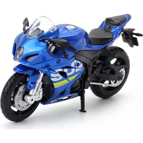 1:18 Scale Diecast Motorcycle Model Suzuki GSX-R1000 Super Racing Motorbike Educational Collection Gift Toy For Children B07