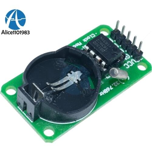DS1302 Real Time Clock Module For Arduino With CR2032 AVR ARM PIC SMD Without Battery 3.3V 5V TTL-Compatible Dual Power Tube