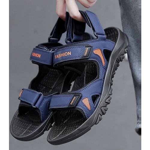 2021 summer new trend for boys over 15 years old plus size boy sandals student youth casual beach shoes adult men