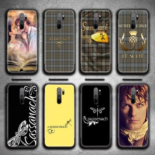 OUTLANDER TV Jamie Fraser Sassenach Dragonfly Phone Case for Redmi 9A 8A 7 6 6A Note 9 8 8T Pro Max Redmi 9 K20 K30 Pro
