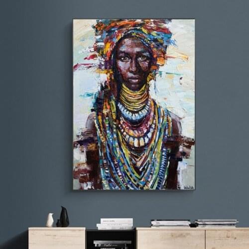 SELFLESSLY African Queen Black Woman Posters And Prints Modern Canvas Art Wall Painting For Living Room Home Decoration Unframed