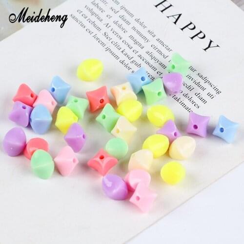 Plastic Flower Needlework DIY Beads Wheel Pumpkin Spring Color Handmade Gifts accessories for Bracelets Necklace jewelry making
