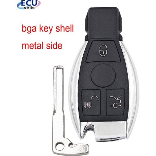 3 Button Remote Car Key Shell Fob Case For Mercedes For Benz A B C E S Class W203 W204 W205 W210 W211 W212 W221 W222 With Key