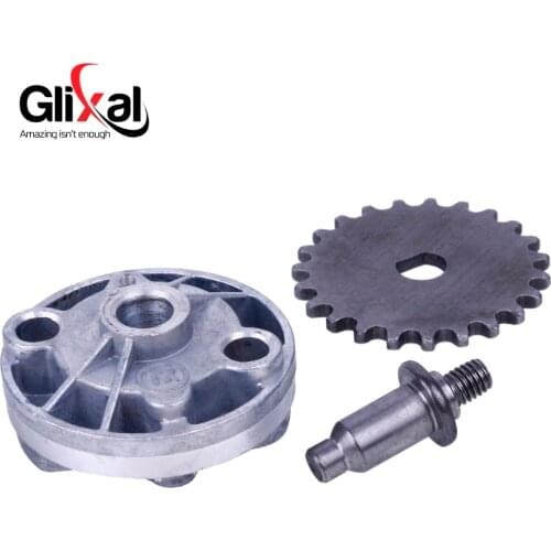 Glixal GY6 125cc 150cc Fuel Oil Pump Assembly Gear Sprocket for 152QMI 157QMJ Scooter Moped