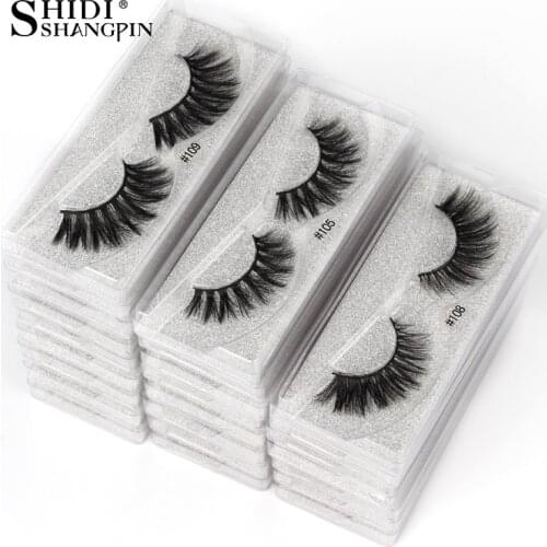 SHIDISHANGPIN Mink Lashes Wholesale Eyelashes Mink faux cils False Eyelashes Packaging Box Bulk Eye Lashes for Eyes Lifting